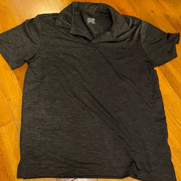 32° COOL MEN SHORT SLEEVE LIGHTWEIGHT POLO MEDIUM GRAY - Picture 1 of 3